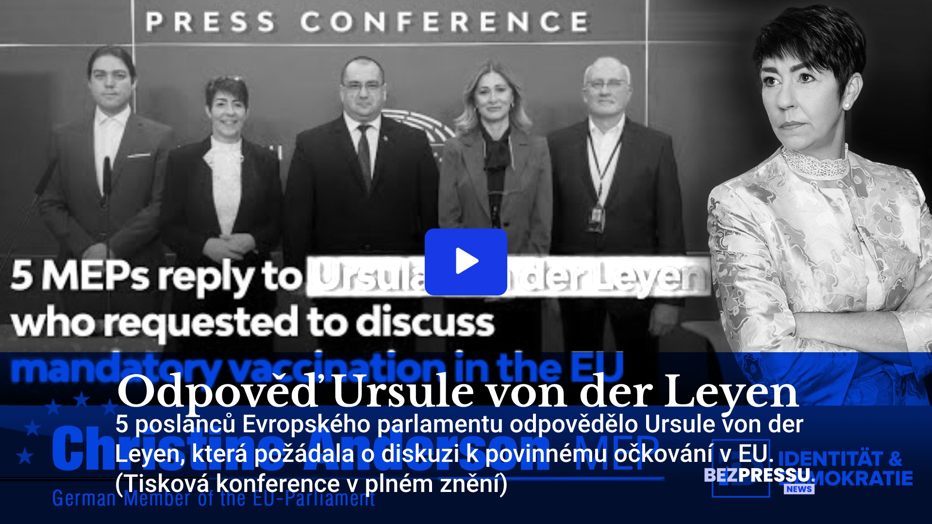 Musíte vidět !: Odpověď Ursule von der Leyen (Tisková konference z 8/12/21 v plném znění)