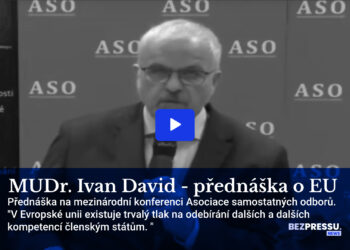 MUDr. Ivan David – přednáška o EU