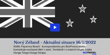 Nový Zéland – Aktuální situace 16/1/2022