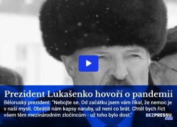 Prezident Lukašenko hovoří o pandemii