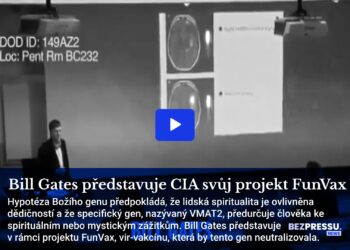 Bill Gates představuje CIA svůj projekt FunVax