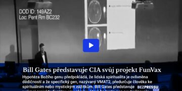 Bill Gates představuje CIA svůj projekt FunVax