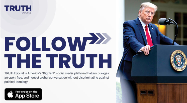 Prohlášení Donalda J. Trumpa, 45. prezidenta Spojených států amerických a předsedy společnosti Trump Media & Technology Group 4/2/2022