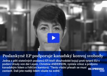 Poslankyně EP podporuje kanadský konvoj svobody