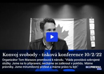 Konvoj svobody – tisková konference 10/2/22