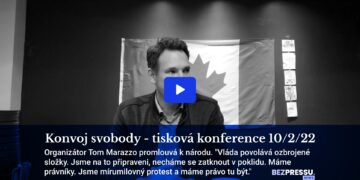 Konvoj svobody – tisková konference 10/2/22