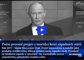 Putin pronesl projev o morální krizi západních států