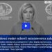 Prohlášení ruské mluvčí ministerstva zahraničí