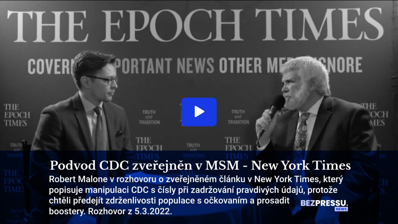 Podvod CDC zveřejněn v MSM - New York Times
