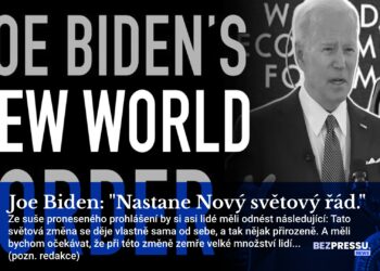 Joe Biden: „Nastane Nový světový řád.“