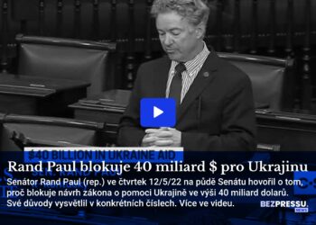 Rand Paul blokuje 40 miliard $ pro Ukrajinu