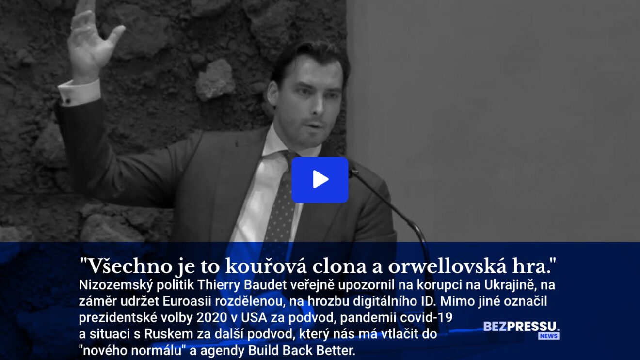 ＂Všechno je to kouřová clona a orwellovská hra.＂