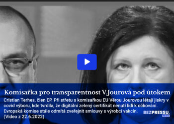 Komisařka pro transparentnost V.Jourová pod útokem