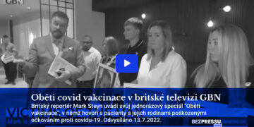 Oběti covid vakcinace v britské televizi GBN