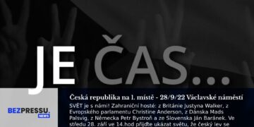 Česká republika na 1. místě – 28/9/22 Václavské náměstí