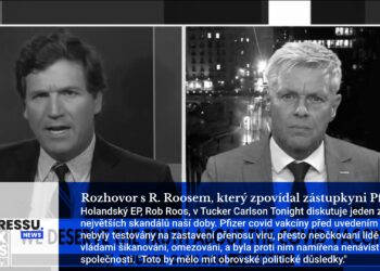 Rozhovor s poslancem R. Roosem, který zpovídal zástupkyni Pfizeru