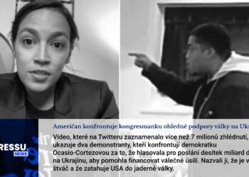 Američan konfrontuje kongresmanku ohledně podpory války na Ukrajině