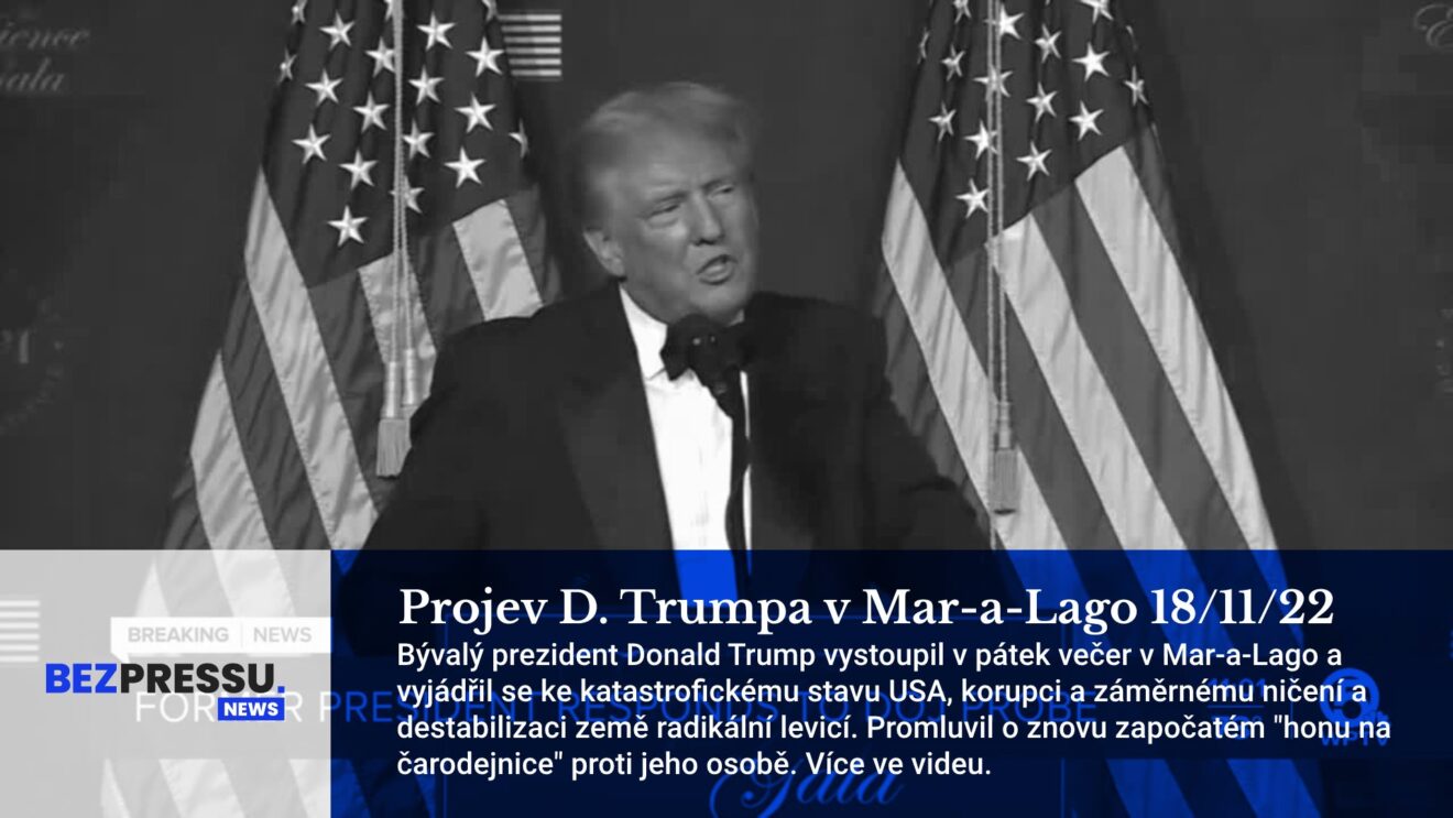 Projev Donalda J. Trumpa v Mar-a-Lago 18/11/22