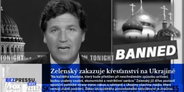 Zelenský zakazuje křesťanství na Ukrajině