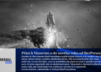 Přání k Vánocům a do nového roku od BezPressuNews