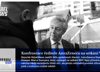 Konfrontace ředitele AstraZeneca na setkání WEF