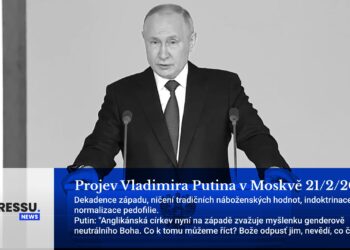 Projev Vladimira Putina v Moskvě 21/2/2023