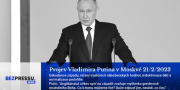 Projev Vladimira Putina v Moskvě 21/2/2023