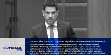 Senátor Alex Antic – O tragickém západním trendu nadměrné úmrtnosti