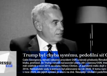 Trump byl chyba systému, pedofilní síť OSN