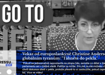 Vzkaz od europoslankyně Christine Anderson globálním tyranům: „Táhněte do pekla.“