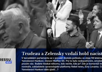 Trudeau a Zelensky vzdali hold nacistovi
