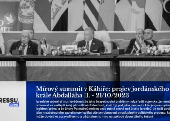 Mírový summit v Káhiře: projev jordánského krále Abdalláha II. – 21/10/2023