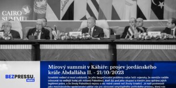 Mírový summit v Káhiře: projev jordánského krále Abdalláha II. – 21/10/2023