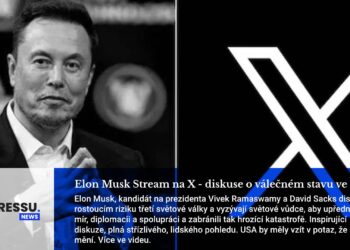 Elon Musk Stream na X – diskuse o válečném stavu ve světě