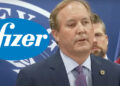 Generální prokurátor Ken Paxton podal žalobu na Pfizer za zkreslování účinnosti vakcíny COVID-19 a cenzury informací