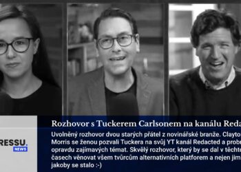 Rozhovor s Tuckerem Carlsonem na kanálu Redacted