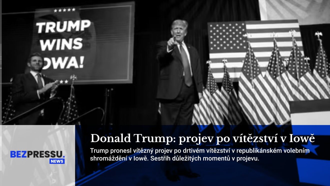 Donald Trump: projev po vítězství v Iowě