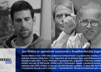 Joe Biden se agresivně zasazoval o bombardování Jugoslávie
