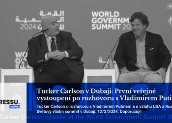 Tucker Carlson v Dubaji: První veřejné vystoupení po rozhovoru s Vladimirem Putinem