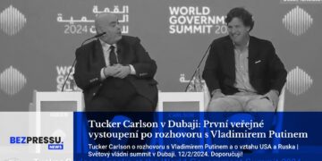 Tucker Carlson v Dubaji: První veřejné vystoupení po rozhovoru s Vladimirem Putinem