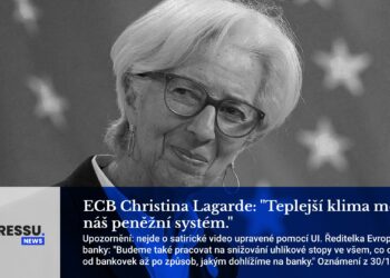 ECB Christine Lagarde: „Teplejší klima mění náš peněžní systém.“