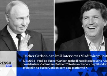 💥 Tucker Carlson oznámil interview s Vladimirem Putinem