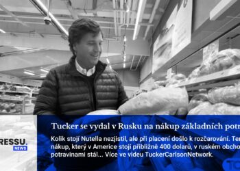 Tucker se vydal v Rusku na nákup základních potravin