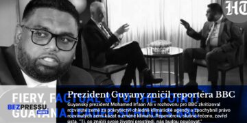 Prezident Guyany zničil reportéra BBC