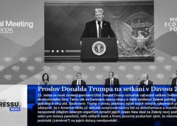 Proslov Donalda Trumpa na setkání v Davosu 2025