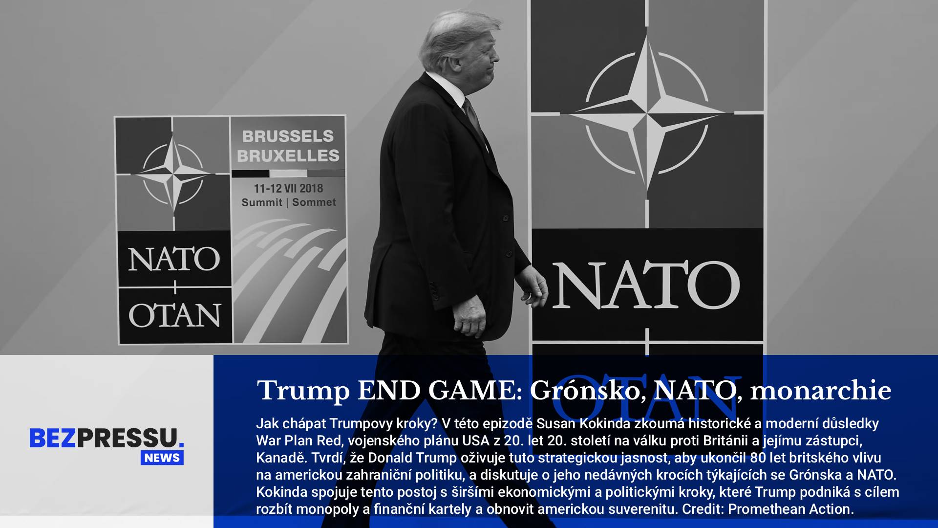 Trump END GAME: Grónsko, NATO, monarchie