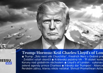 Trump/Hormuz/Král Charles/Lloyd’s of London